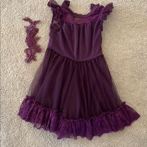 Ballet dress with hairpiece